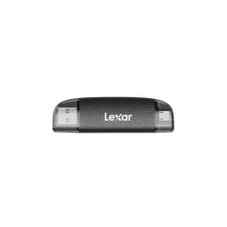 Lexar Dual-Slot USB-A/C Reader, Up to 205MB/s Transfer Speed, Supports SD and microSD Cards (LRW310X-BNBNG)