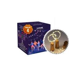 Lexton 2 Meter 20 LED Wine Bottle Cork Lights Copper Wire String Lights