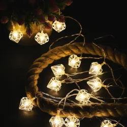 Lexton 4-Meter Diamond Shape 14 LED String Light