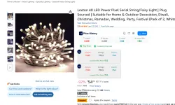 Lexton 40 LED Power Pixel Serial String / Fairy Light pack 2