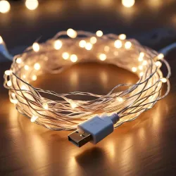 Lexton 5m 50 LED Copper String Light 