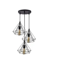 Lexton 60 Watt Pendant Light, Multicolor, Metal-Corded Electric