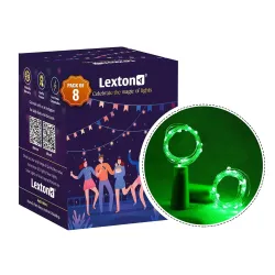 Lexton Cork Light | Bottle Light, 8 Pieces