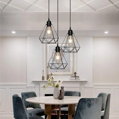 Image of Lexton Diamond Cluster Pendant Light
