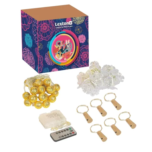 Image of Lexton Lights Combo for Decoration Diwali Christmas