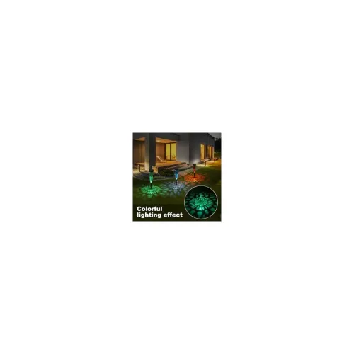 Image of Lexton Solar LED Decorative Light Waterproof Pathway Lamp Pack of 4