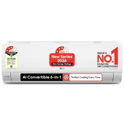 LG 1.5 Ton 3 Star, New star rated, Smart Inverter Split AC