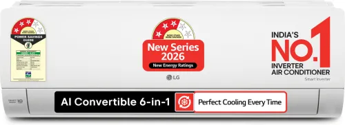 Image of LG 1.5 Ton 3 Star Smart Inverter AC – 2026 Model