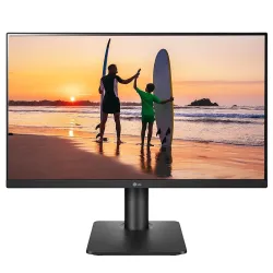 LG 24 inch (60.4 cm) IPS FHD (1920 x 1080 Pixels), HDR 10, Height Adjust, Display Port, HDMI, AMD FreeSync, 75 Hz Refresh, Black Color - 24MP450