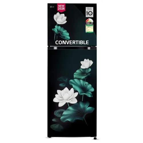 Image of LG 251 L, 2 Star, Frost-Free Smart Inverter Double Door Convertible Refrigerator