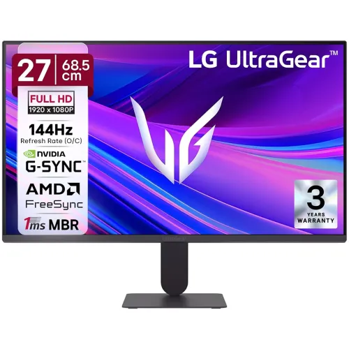 Image of LG 27G411A 68.5 cm(27 Inch) Ultragear FHD(1920 x 1080) IPS Gaming Monitor, 1ms MBR, 144Hz (O/C), HDR10, NVIDIA G-Sync Co