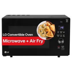 LG 28 L, Convertible Microwave Oven with Air Fry, Charcoal Lighting Heater