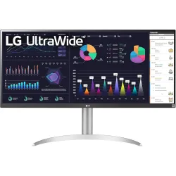 LG 34WQ650-W 34 Inch 21:9 UltraWide Full HD (2560 x 1080) IPS Monitor, 100Hz, RGB 99% Color Gamut, AMD FreeSync, VESA Di
