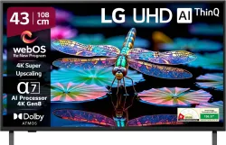LG 43inch UA8200 4K Ultra HD AI Smart WebOS TV (43UA82006LA)