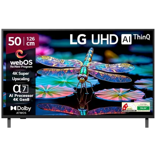 Image of LG 126 cm (50 inches) UA82 Series 4K Ultra HD Smart webOS LED TV 50UA82006LA