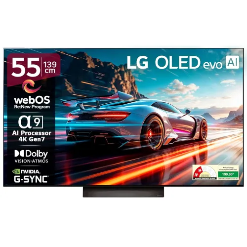 Image of LG 55-inch OLED C4 4K Smart TV (OLED55C46LA)