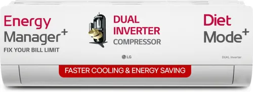 Image of LG 2025 Model 1.5 Ton 5 Star Split Dual Inverter with Wi-fi with Energy Manger Plus, Voice Control, HimClean, 4 Way, VIR