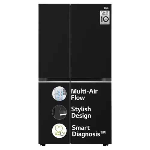 Image of LG 655L Frost Free Smart Inverter Side-by-Side Refrigerator (GL-B257HWBY)