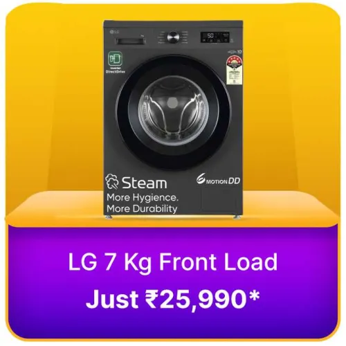 Image of LG 7 kg Washing Machine @ ₹25990 on Flipkart big Billion Days Sale
