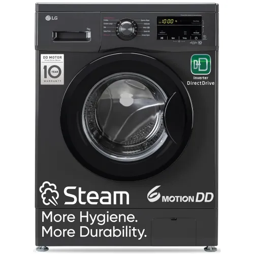 Image of LG 7Kg 5 Star Steam Wash Front Load Washing Machine (FHM1207SDM)
