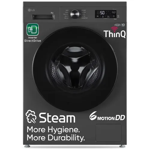 Image of LG 8 Kg, 5 Star, Wi-Fi, Direct Drive Technology, Steam Wash, 6 Motion DD, Fully-Automatic Front Load Washing Machine (FH