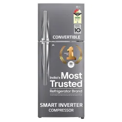 LG (GL-S292RDSX) 240L 3 Star Double Door Fridge (Dazzle Steel)