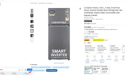 LG Smart Choice 322 L Frost-Free Smart Inverter Double Door Refrigerator