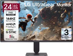 LG UltraGear 24 inch Full HD IPS 144Hz 1ms Gaming Monitor