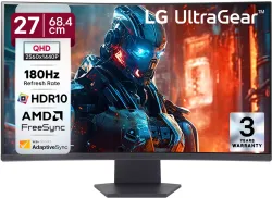 LG UltraGear (27 inch) Curved Quad HD VA Panel Borderless Design Gaming Monitor with 1000R Curvature
