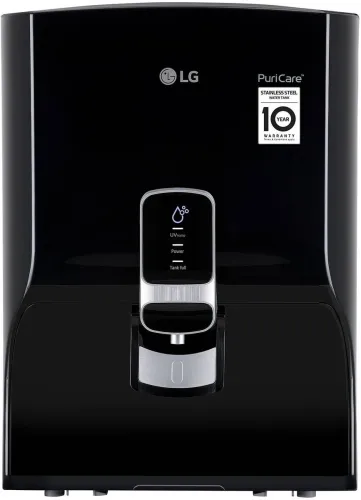 Image of LG WW152NT 8 L RO + UV Water Purifier  (Black)
