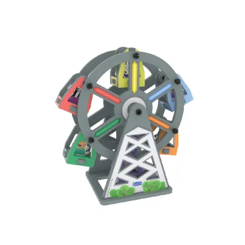 Image of Li'L Wizards Peppa Pig 3D Build N Play Ferris Wheel