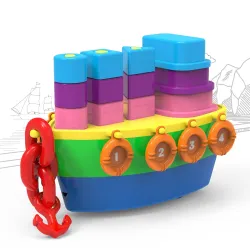 Lil Wizards Stack A Boat 7 in 1 Toy Gift for Kids 