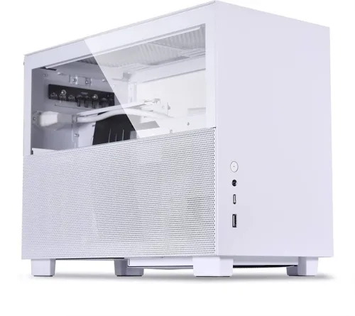 Image of Lian Li Q58W3 Mini Tower Case – PCIe 3.0, White