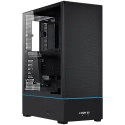 Lian Li SUP01 Small Tower Gaming Case Black – ATX/mATX/ITX, 3×120mm PWM Fans