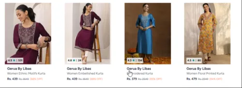 Image of Libas at minimum 79% Discount