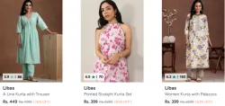 LIBAS Womens Kurta set Up to 70% Discount