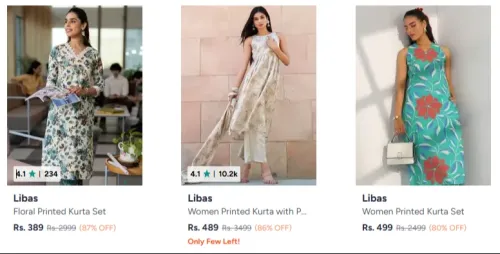 Image of Libas Kurta Set Upto 87% Discount