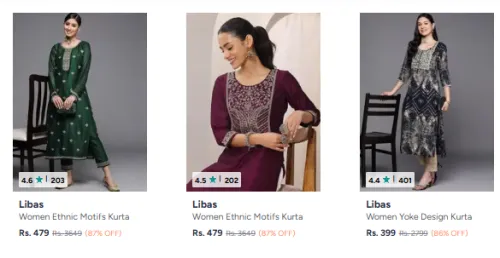 Image of Libas Kurta Starting @ ₹479