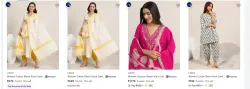 LIBAS Womens Ethnic Sets at minimum 80% Discount