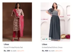 Libas Womens Ethnic Wear upto 86% Discount