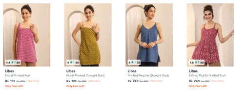 Image of Libas Women's Kurtis starting @ ₹199