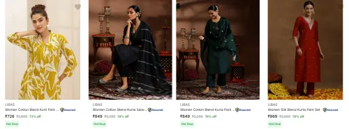 Image of Libas Women's Ethnic Sets upto 78% Discount