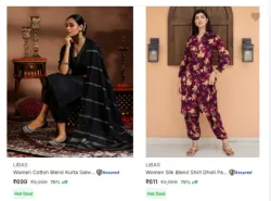 Libas Womens Kurti set at minimum 73% Dicount