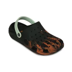 Liberty A-HA Black & Off-White Clogs for Men - EVA Slip-On