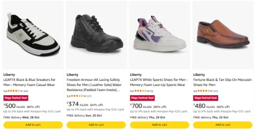 Image of Liberty footwear at minimum 75% Discount