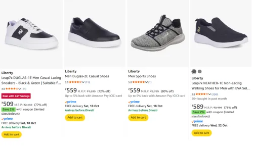 Image of Liberty Footwear upto 80% Discount
