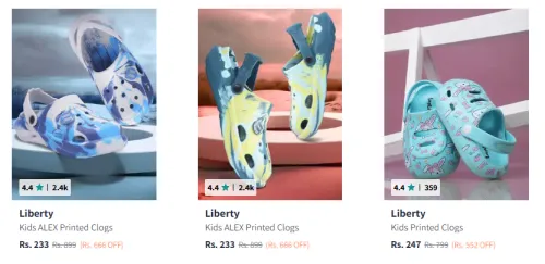 Image of Liberty Kids Clogs at Minimum 60% Discount