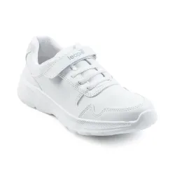 Liberty LEAP7X Black White Kids School Shoes