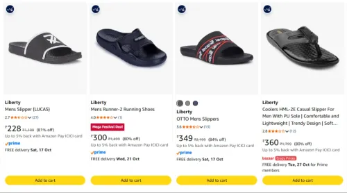 Image of Liberty Men Footwear at minimum 80% Discount