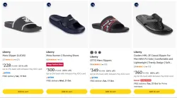 Liberty Men Footwear at minimum 80% Discount
